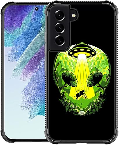 Vista 24 de Funda compatible con Samsung Galaxy S22, diseño gráfico de esqueleto nunca mejor, acrílico, a prueba de golpes, antiarañazos, funda rígida