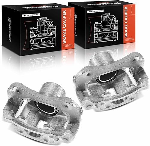 Miniatura 9 de A-Premium Pinza de freno de disco con soporte compatible con modelos seleccionados de Hyundai y Kia - Tiburon 2003-2005, Sonata 2004-2005, Optima,