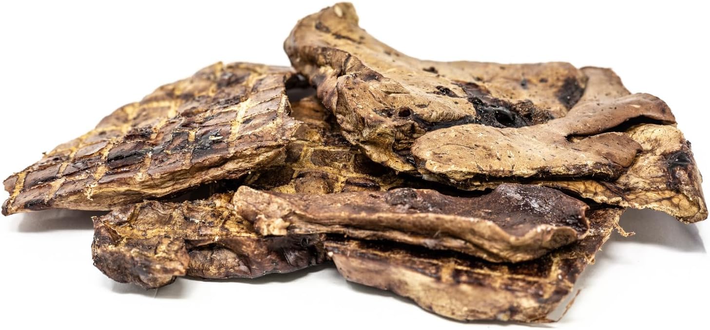 Hotspot Pets Premium Raw Dehydrated Single Ingredient Lamb Lung Dog Treats - 1lb Big Bag All-Natural, Made in USA - High Protein, Low Fat - A Rawhide Alternative for All Dogs