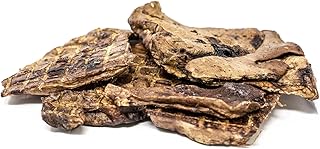 Hotspot Pets Premium Raw Dehydrated Single Ingredient Lamb Lung Dog Treats - 1lb Big Bag All-Natural, Made in USA - High Protein, Low Fat - A Rawhide Alternative for All Dogs