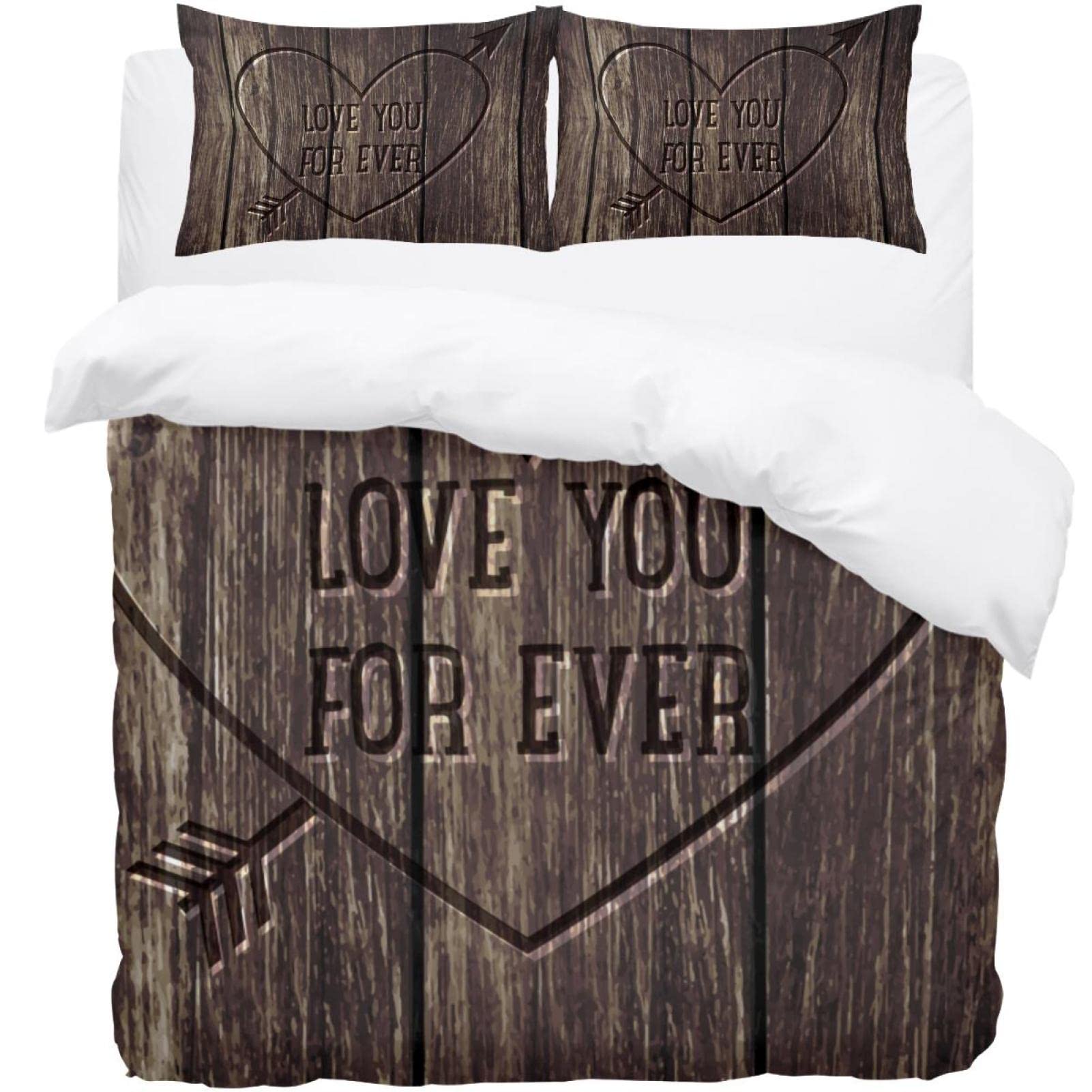 Parure de lit thermique Love You Forever pour envelopper vos nuits de douceur