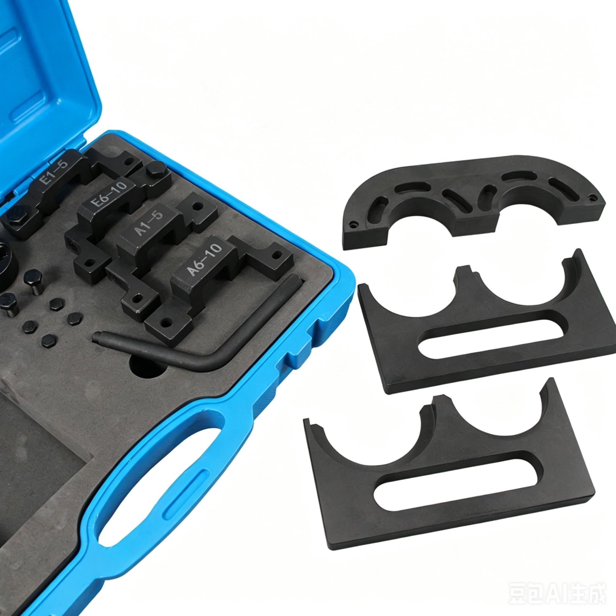 Compatibile Con BMW Per S85 Per M5 M6 E60 E63 Kit Di Attrezzi Per Bloccaggio E L'allineamento Della Fasatura Dell'albero A Camme Motore, Codici 115300 E 115380. Kit Messa Fase Motore