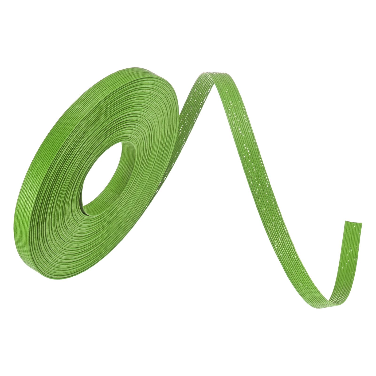 M METERXITY Paper Weaving Cane 12-Ply, 21.8 Yards x 0.47 Inch Paper Rattan Weaving Cane Material for DIY Crafts Making/Home Decoration, Basket Weaving Supplies [Green]