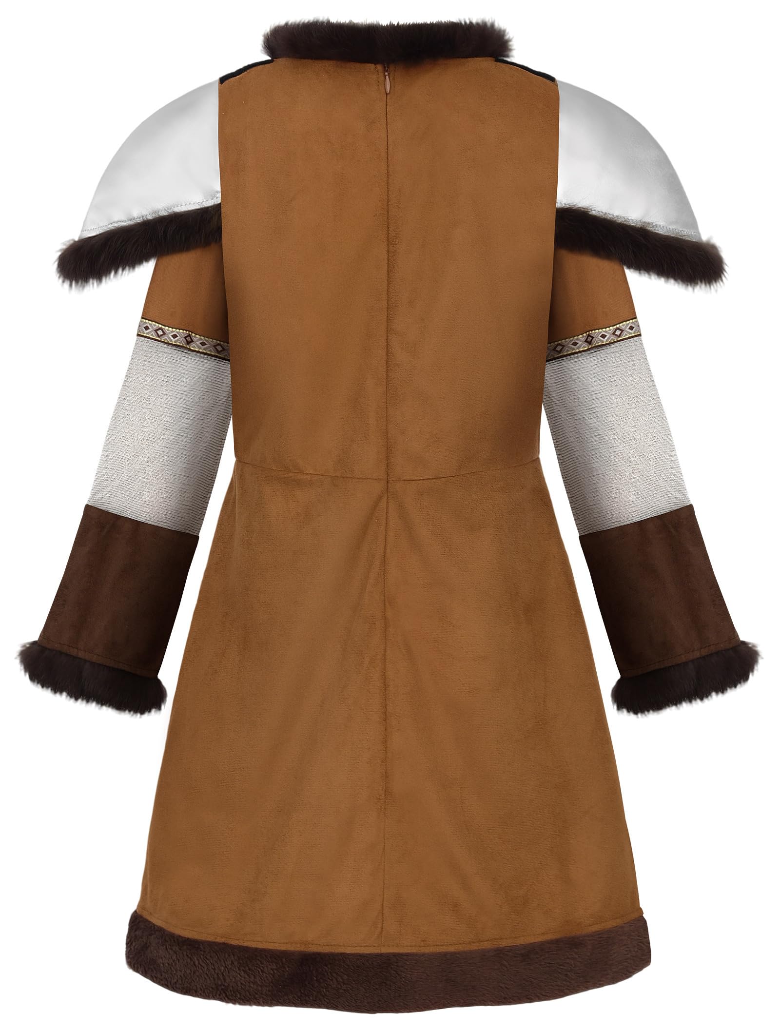 ReliBeauty Viking Costume da bambino vichingo