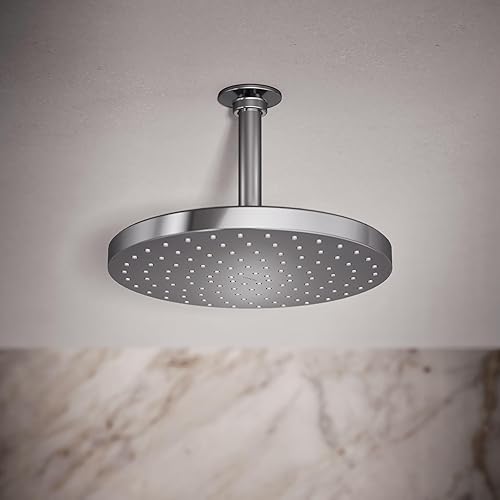 Miniatura 26 de Kohler 76465-Y-BN Awaken Cabezal de lluvia de una sola función, 2.5 gpm, níquel cepillado vibrante Vibrant Brushed Nickel,Negro mate,Bronce frotado
