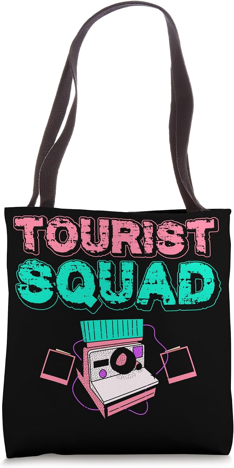 Funny Tourist Squad Apparel Men Women Equipment For Traveler Tote Bag