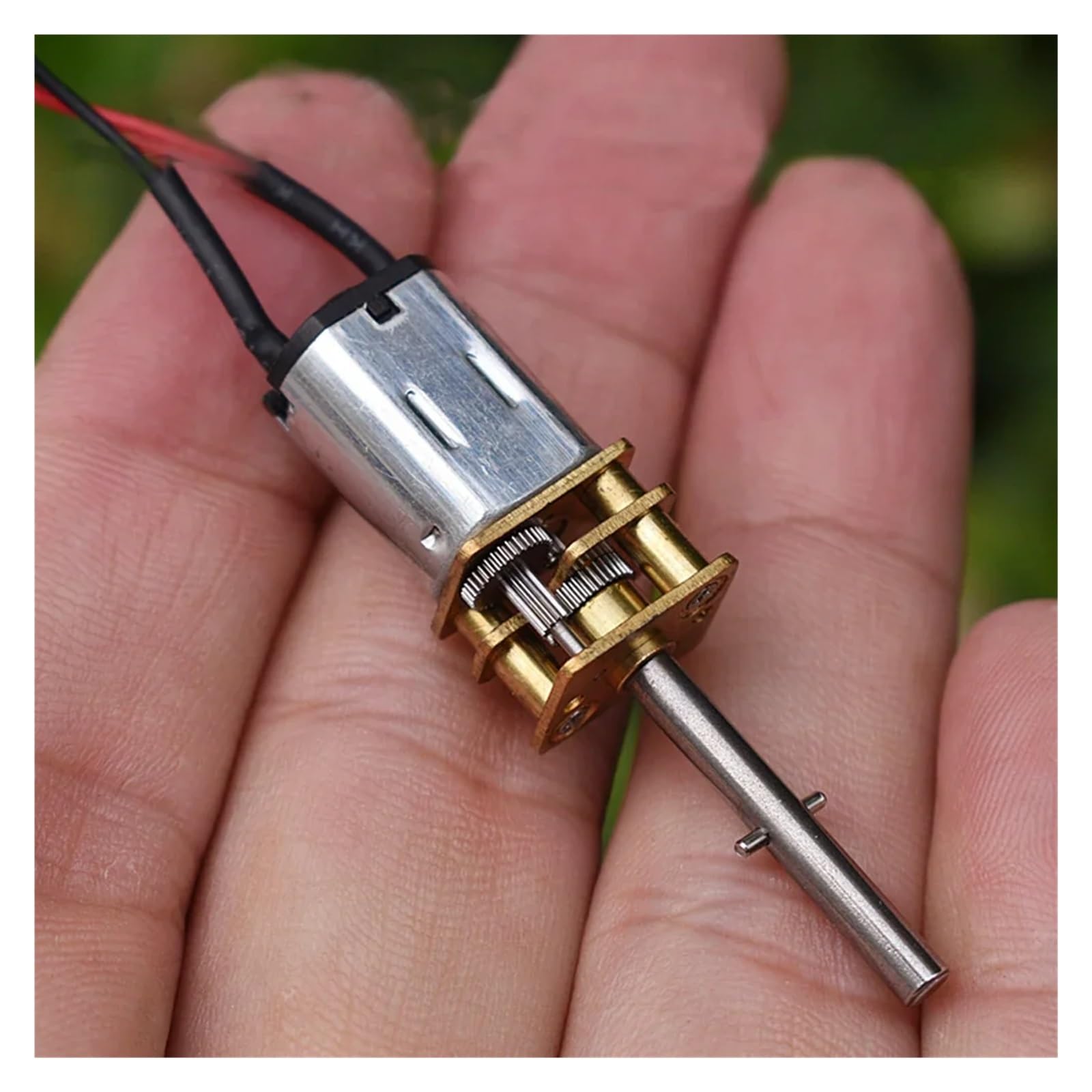 12mm N20 Gear Electronic Starter DC 3V 5V 6V 900RPM High Speed Gear Reduction Electronic Starter 23mm Long Shaft Ratio 1:10 Full Metal Gearbox