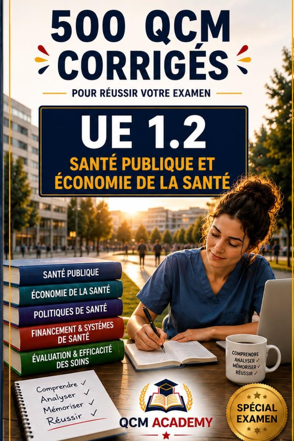 IFSI UE 1.2 | Santé publique et économie de la santé: 500 QCM corrigés | Cahier d'entraînement express pour réviser la santé publique et l'économie de ... | Référentiel infirmier (IFSI : Semestre 1)