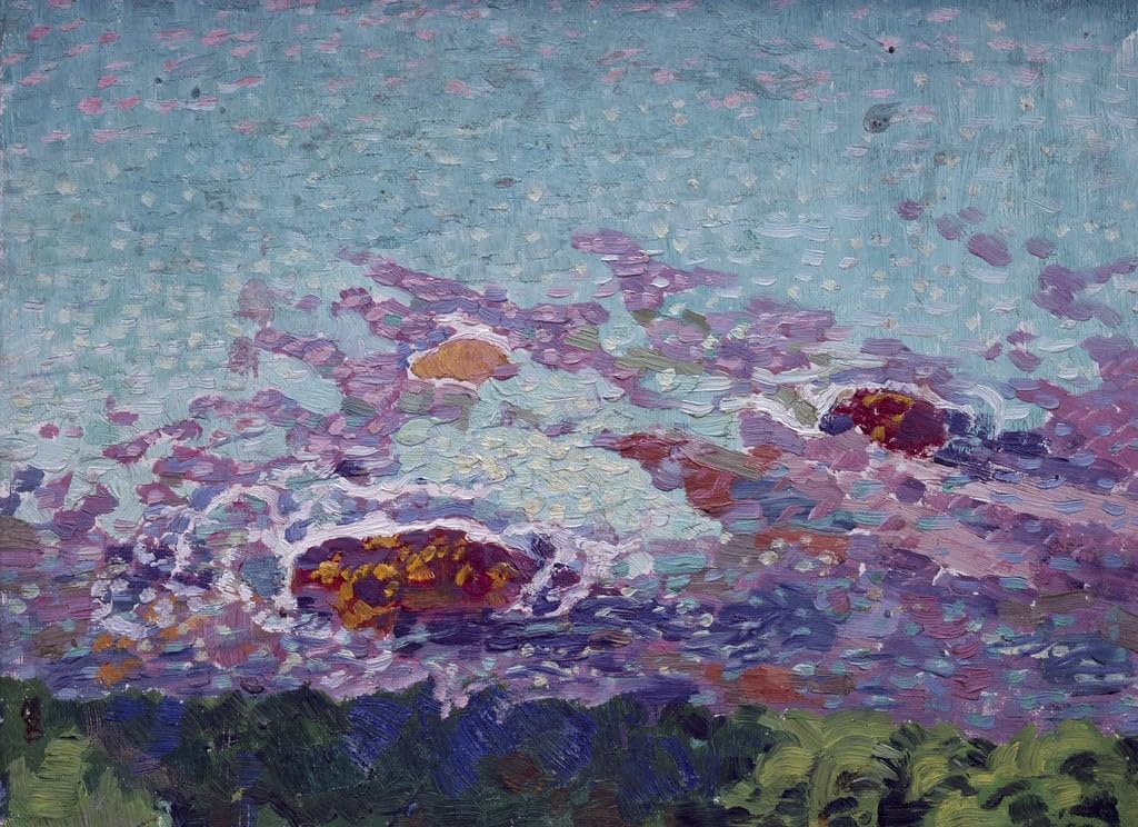 Cuadro en lienzo Océano de Maurice Denis, pintura mural decorativa de 60x90cm para dormitorio 5