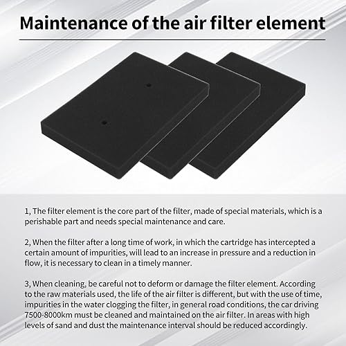 Miniatura 7 de Filtro de aire 11013-0020 HFA2505 compatible con Kawasaki Ninja 250R EX250 Ninja 300 EX300 EX300A EX300B 2008-2017