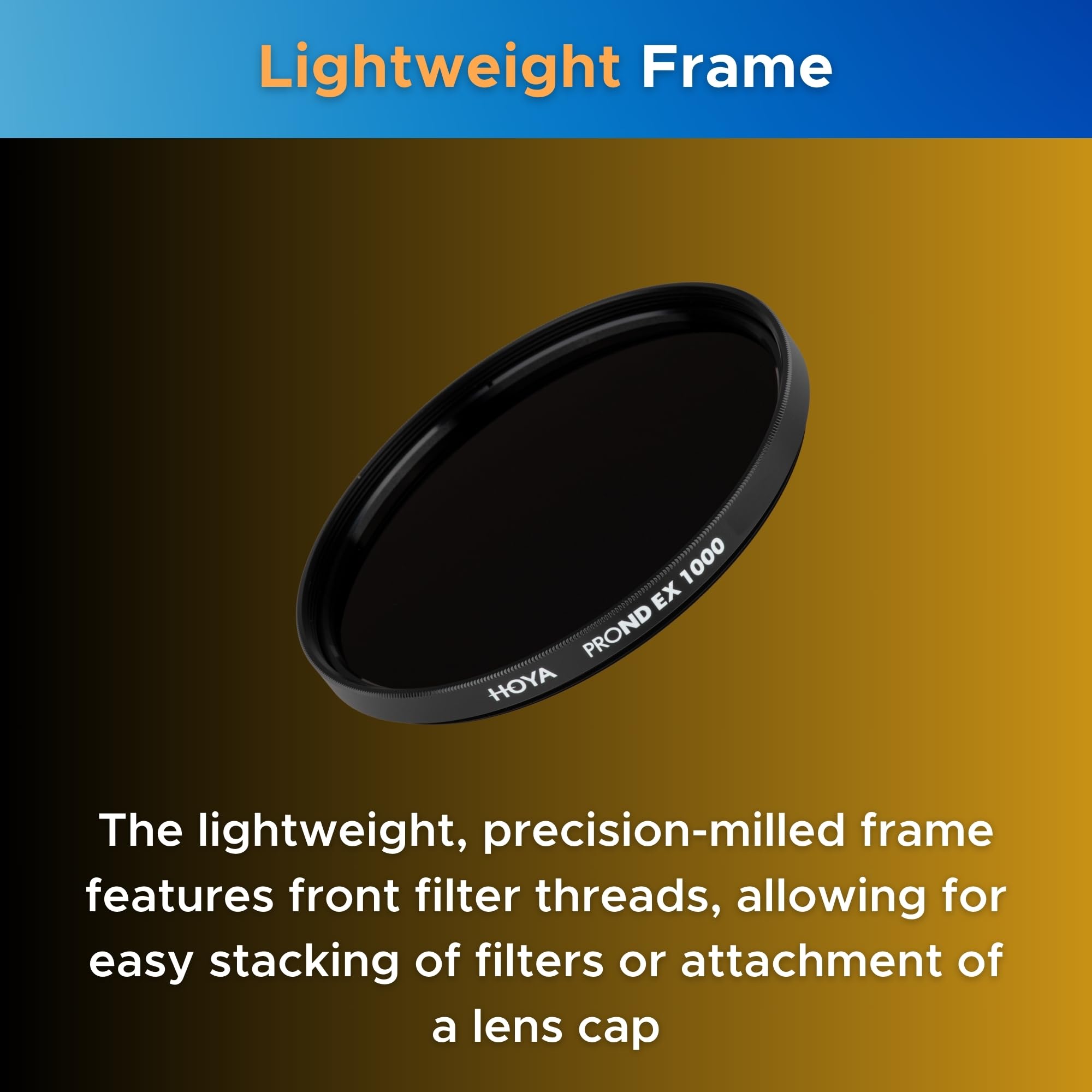 HOYA Pro ND-EX Filtre Gris Neutre ND1000 ø77mm (ND3.0)