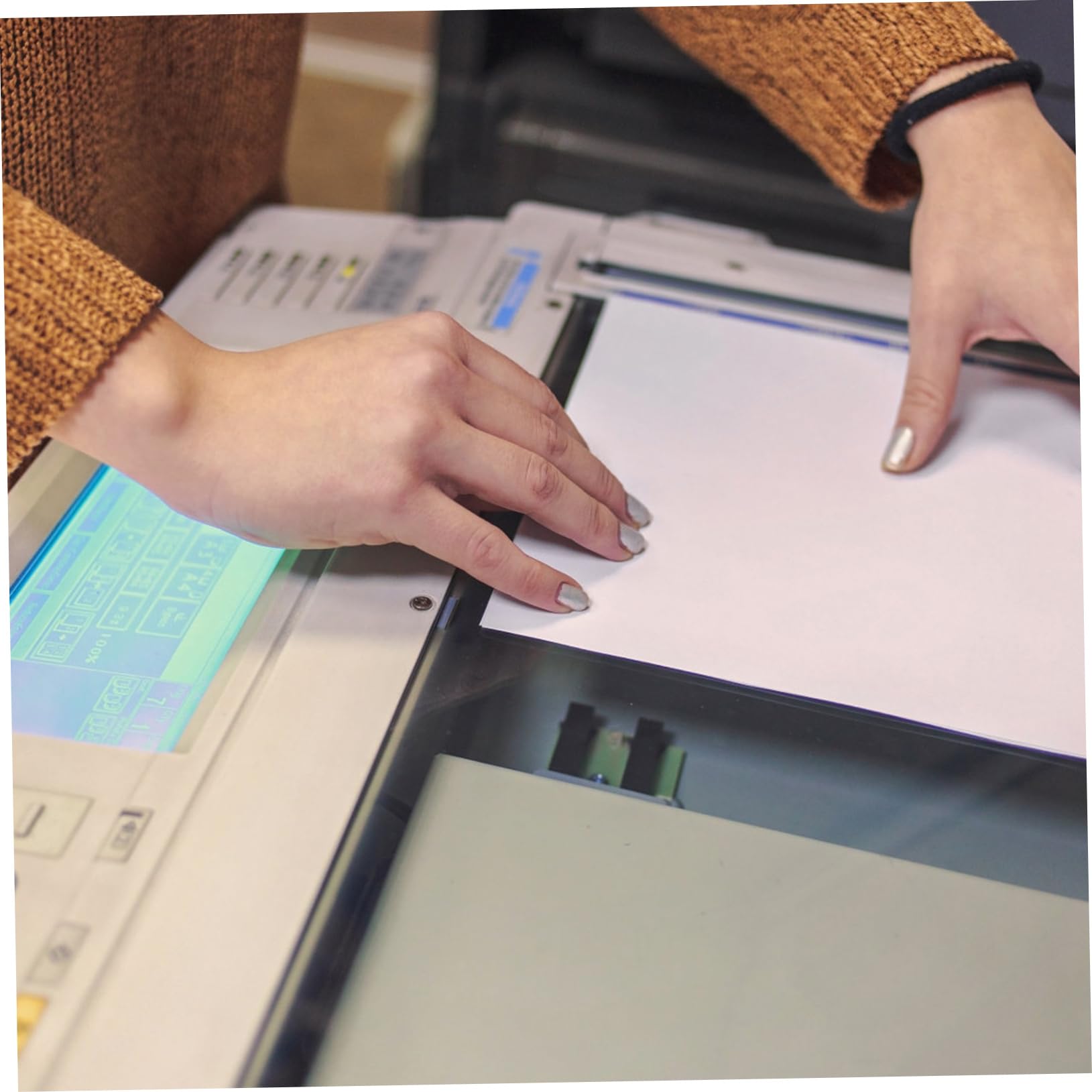 Uonlytech 500fogli Carta Bianca Per Stampante Carta Spessa Multifunzione Per Stampa e Artigianato