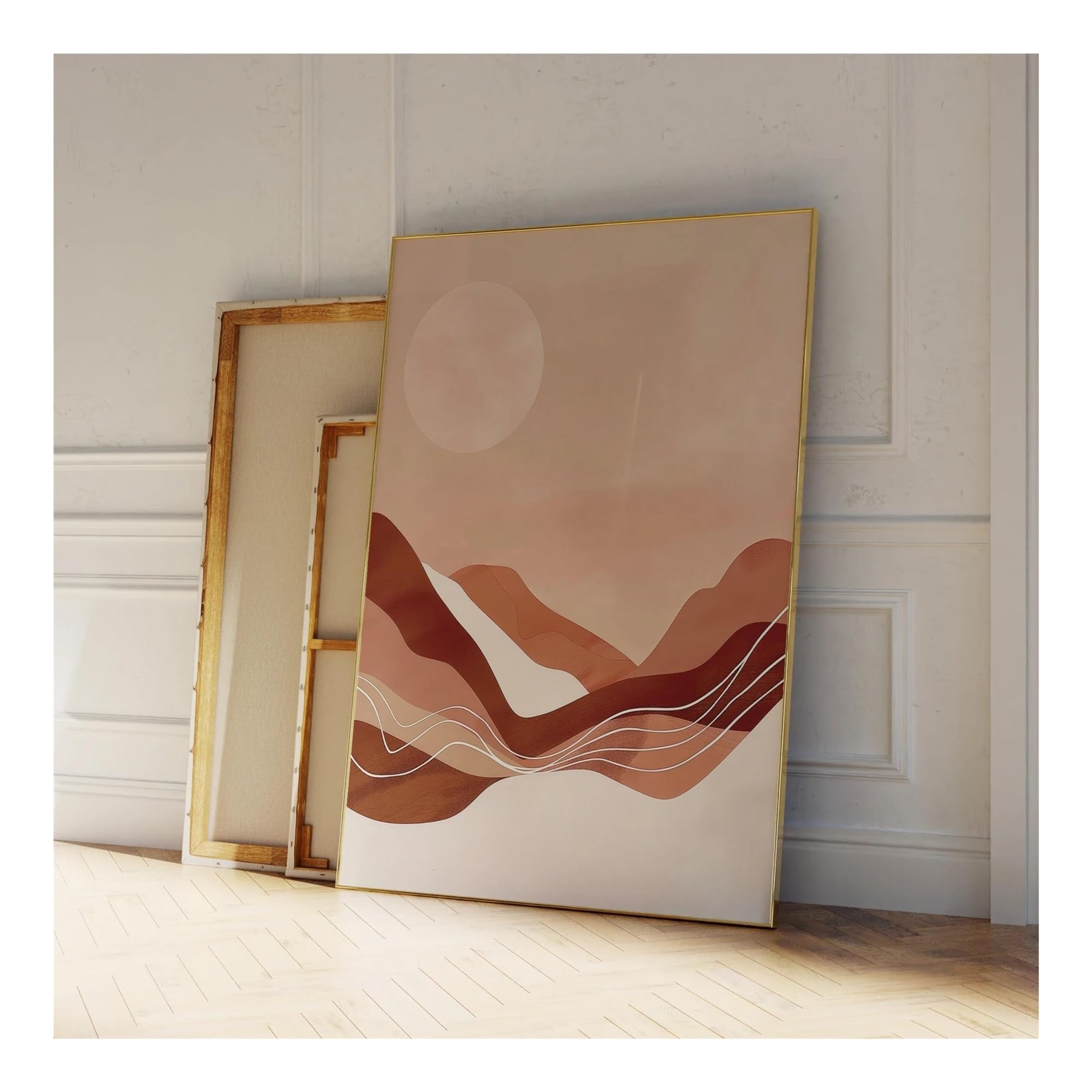 Cuadro sobre lienzo decorativo de 40x50cm, póster abstracto moderno para paredes de casa