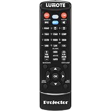 Replacement Remote for NEC NP-PA521U-13ZL NP-PA550W-13ZL NP-PA672W-13ZL Projector Black