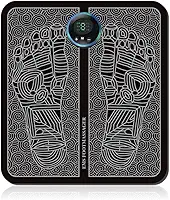 Massageador de pé EMS para remodelar as pernas, massageador elétrico EMS para pés, estimulador muscular, recarregável por USB, pulsos, de baixa frequência, massagem e circulação dos pés, máquina corporal
