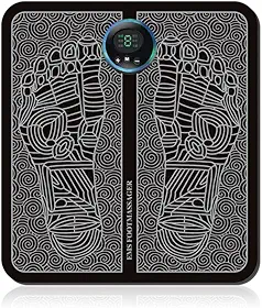 Massageador de pé EMS para remodelar as pernas, massageador elétrico EMS para pés, estimulador muscular, recarregável por USB, pulsos, de baixa frequência, massagem e circulação dos pés, máquina corporal