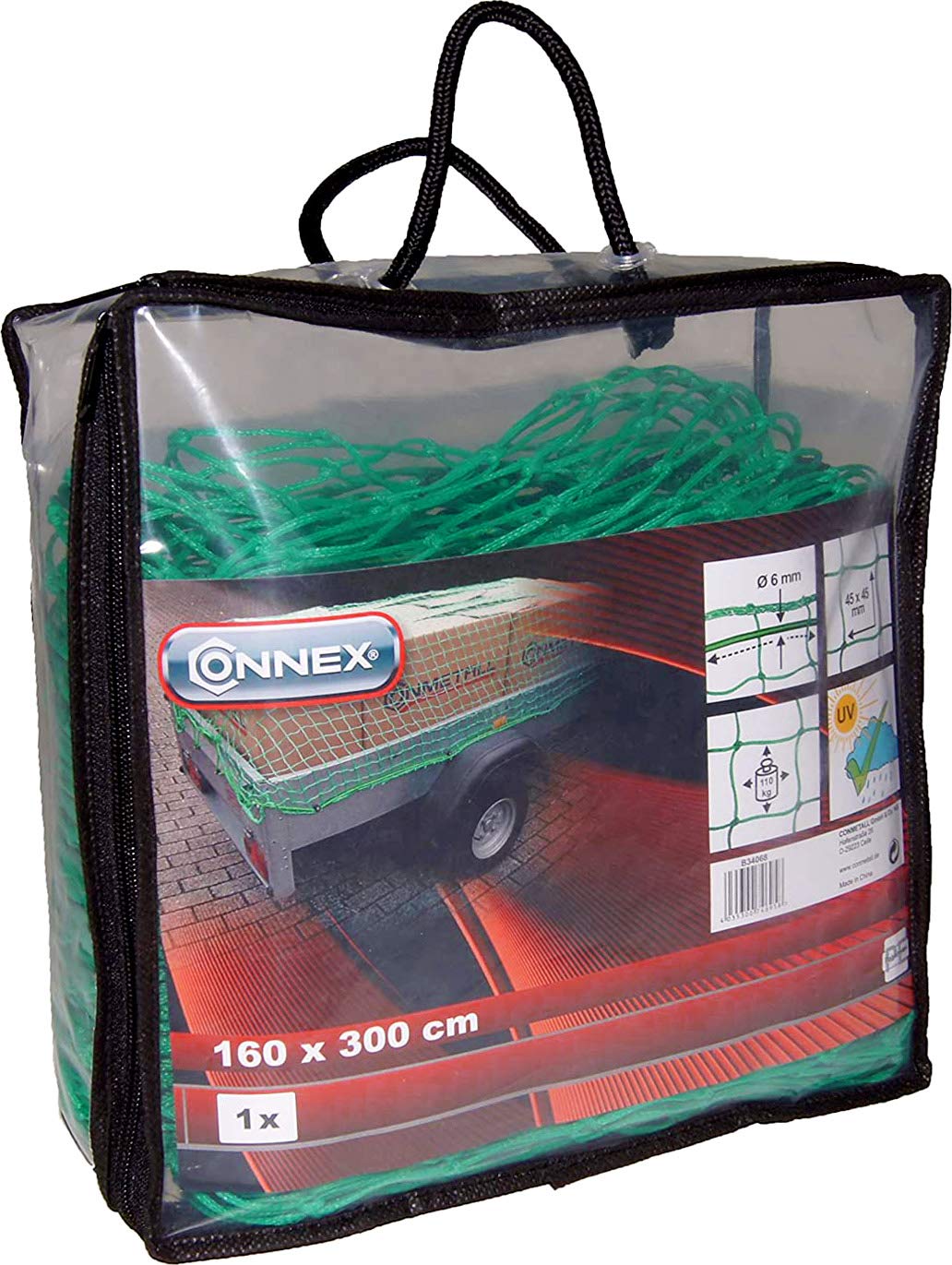 Connex B34068 Filet pour remorque 160 x 300 cm