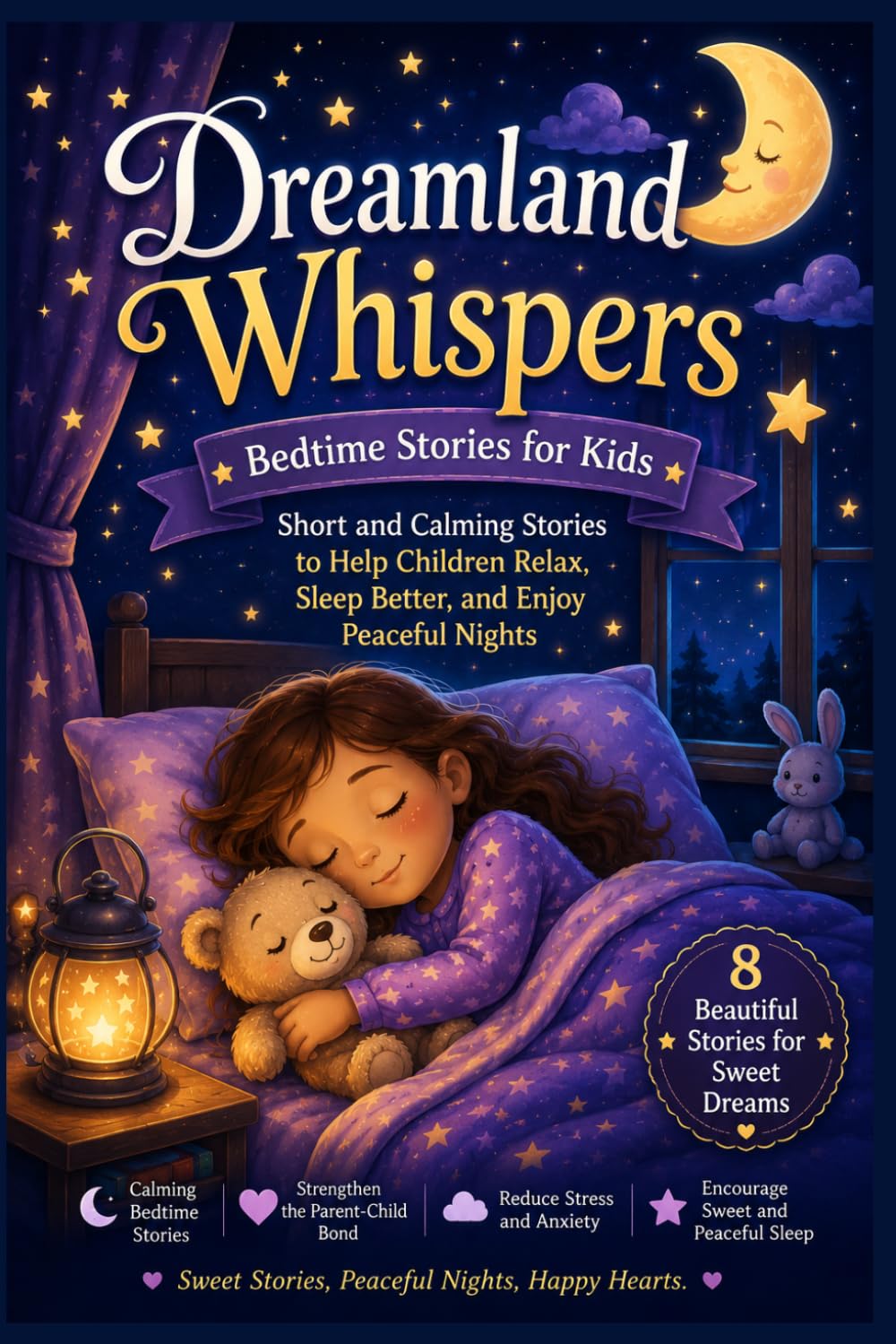 Dreamland Whispers: Bedtime Stories for Kids: Short and Calming Stories to Help Children Relax, Sleep Better, and Enjoy Peaceful Nights