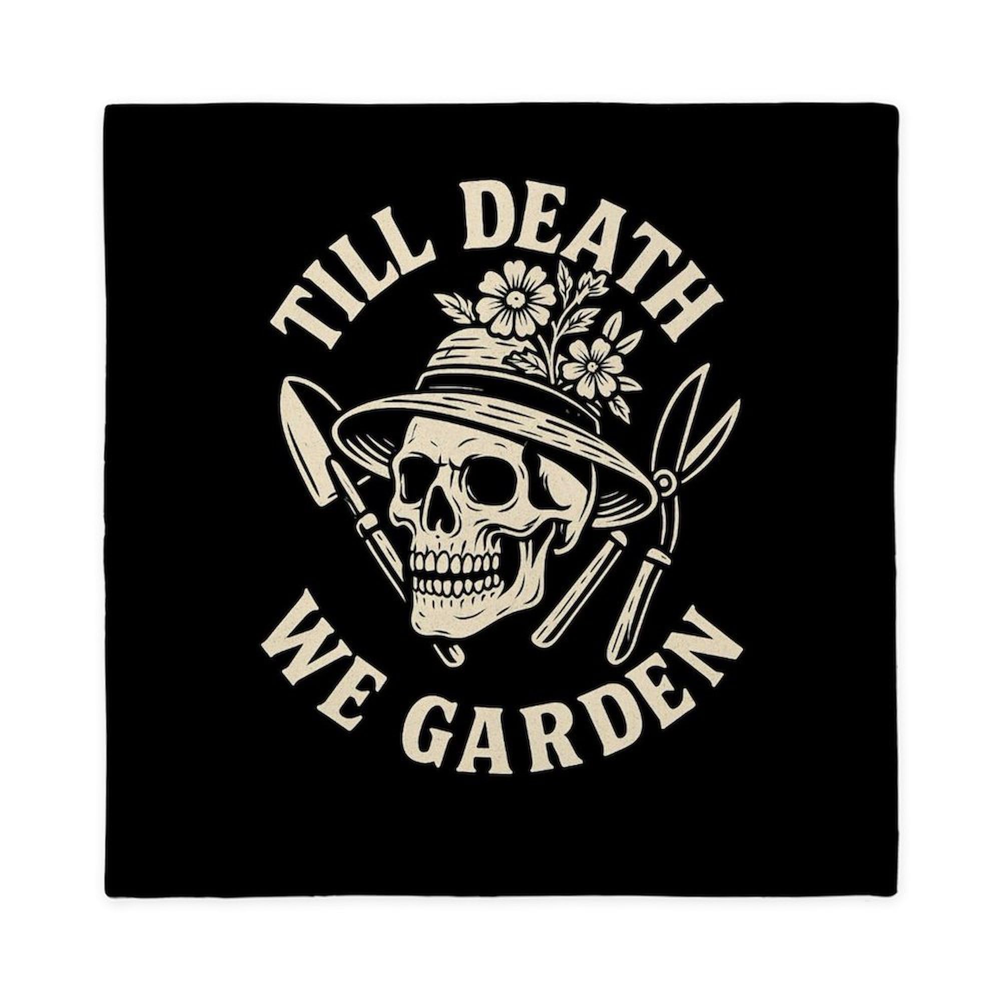 CafePress Dead Serious About Plants Queen Duvet Cover, Printed Comforter Cover, Unique Bedding