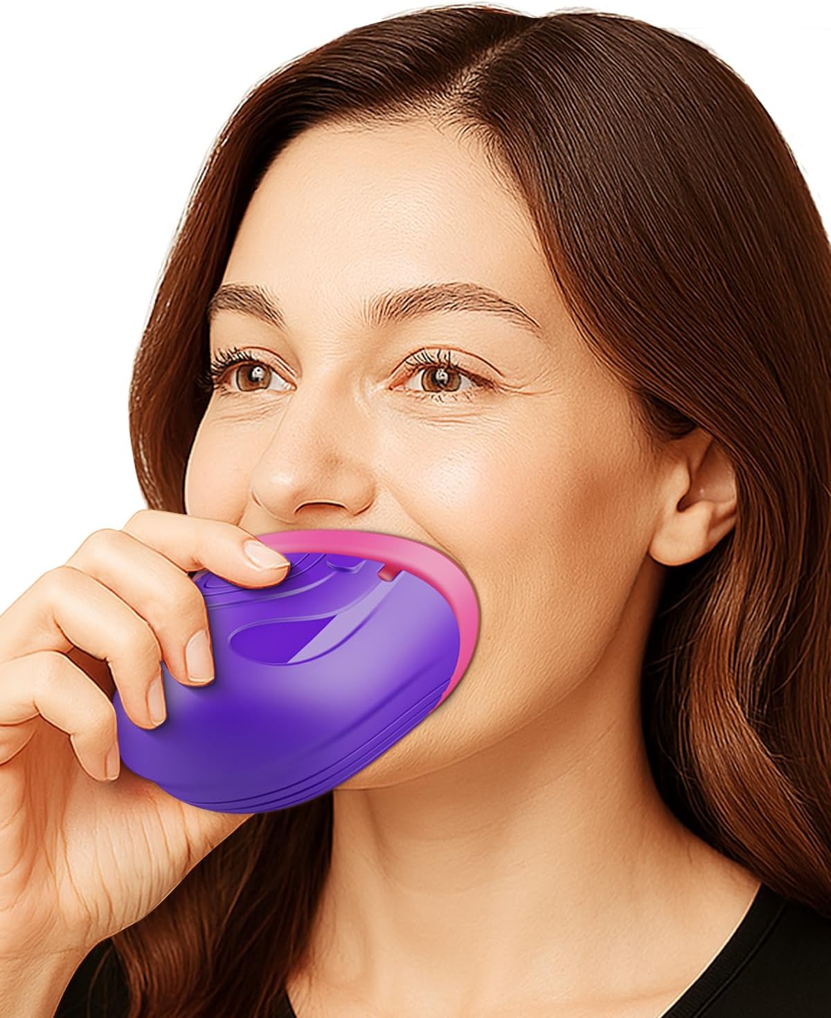 Vocal Dampener for Singers, Actors, Performers, Stress Relief, Portable Warm-Up Room for Singing Practice, Soundproof Voice Dampener (Pink+Violet)