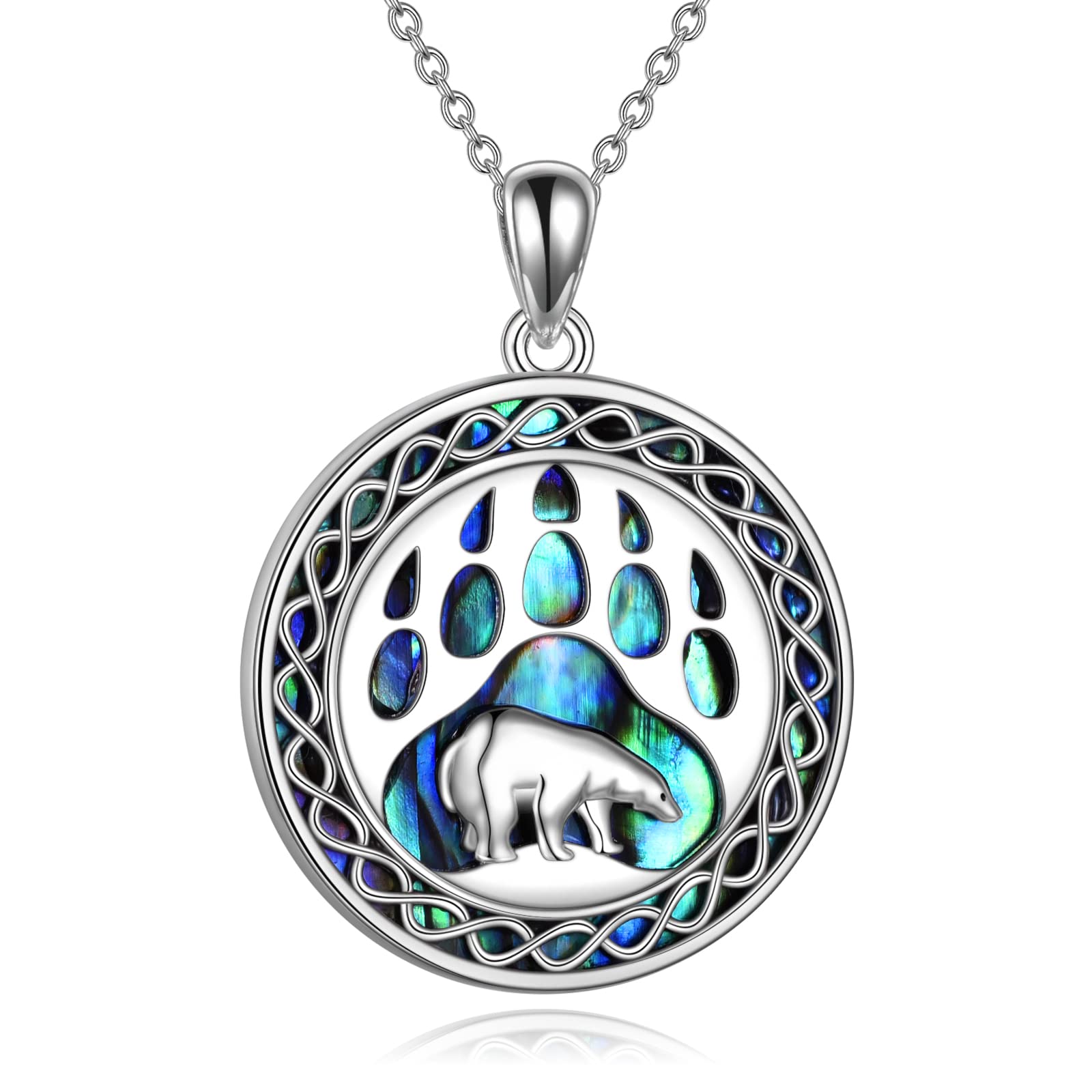 LUHE Sterling Silver Dragon Wolf Phoenix Hummingbird Horse Unicorn Religious Pendant Necklace for Women Oxidized vintage Celtics Necklace