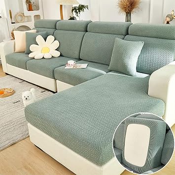 Sofa Covers, Sofa Couch Covers Stretch for Sectional, Waterproof Wear-Resistant Universal Stretch Sofa Cover Green,Seat Cover