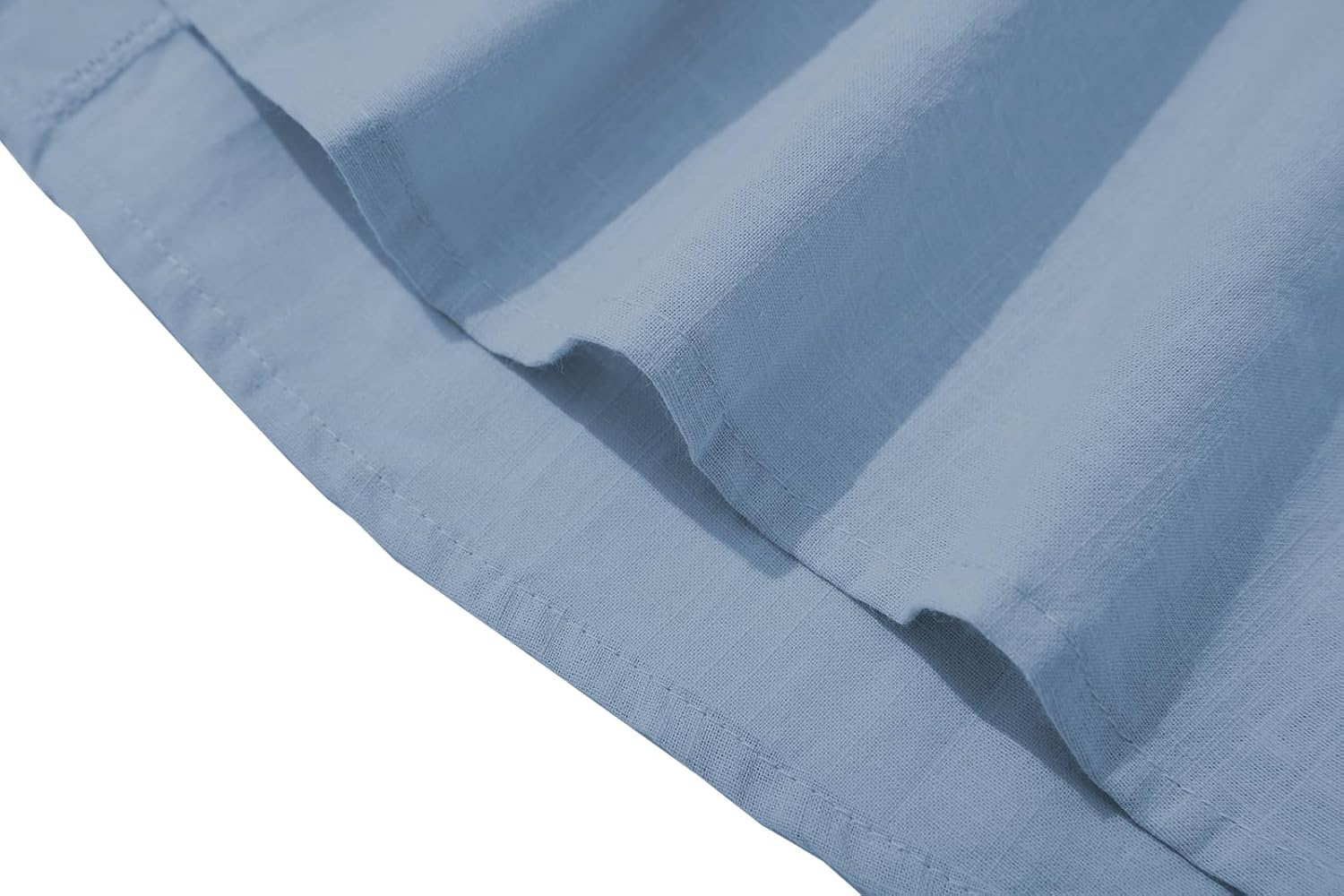 Toddler Baby Girls' Cotton-Linen Sundress with Ruffle Halter Sleeveless and Swing Dress - Image 8