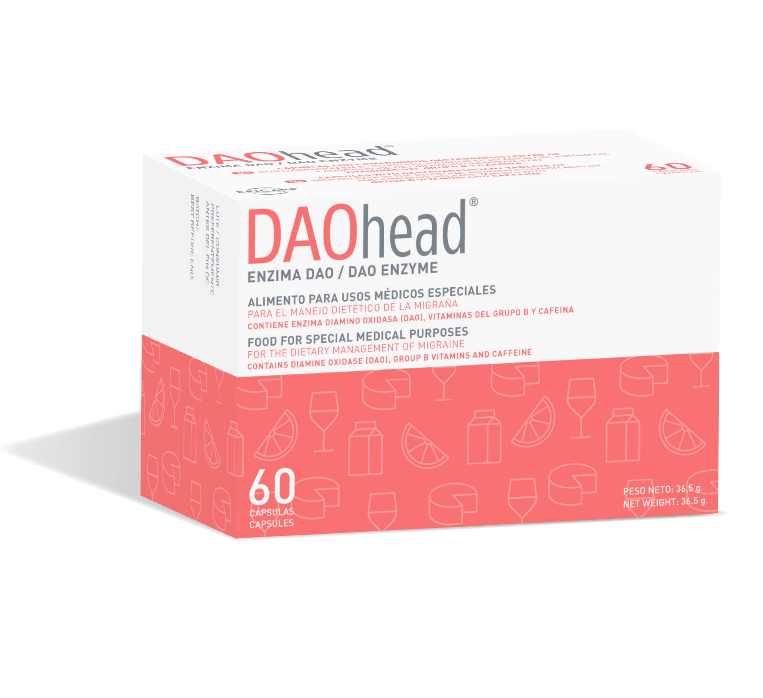 DAOhead Dietary Management of Migraine Caused by DAO Deficiency