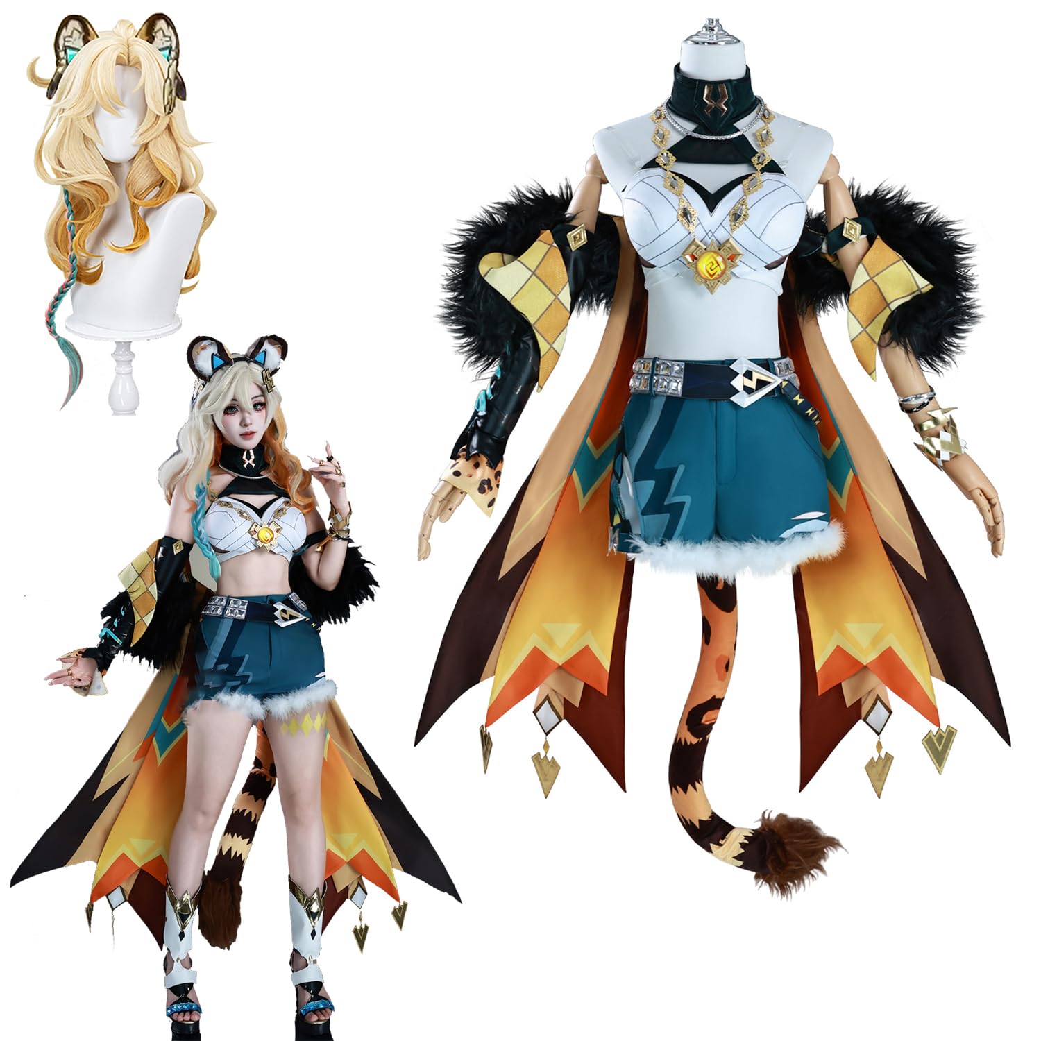 Amazon | 原神 げんしん 周辺 シロネン コスプレ衣装 【アクセサリー