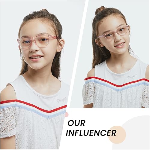 Miniatura 9 de DUCO Blue Light Glasses for Kids Girls Boys,Gaming Computer TV Phone Fake Glasses for Kids Age 6-10,Anti Bluelight & UV K023