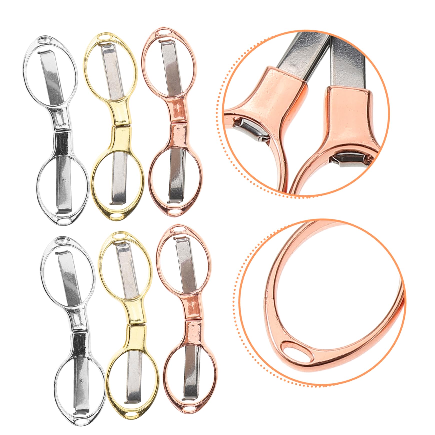 Tofficu 18stücke Teiliges Klappscheren Für Faltbare Tragbare Und Sichere Für Kunst Handwerk Und Outdoor-aktivitäten Ergonomisches Design Leicht Und