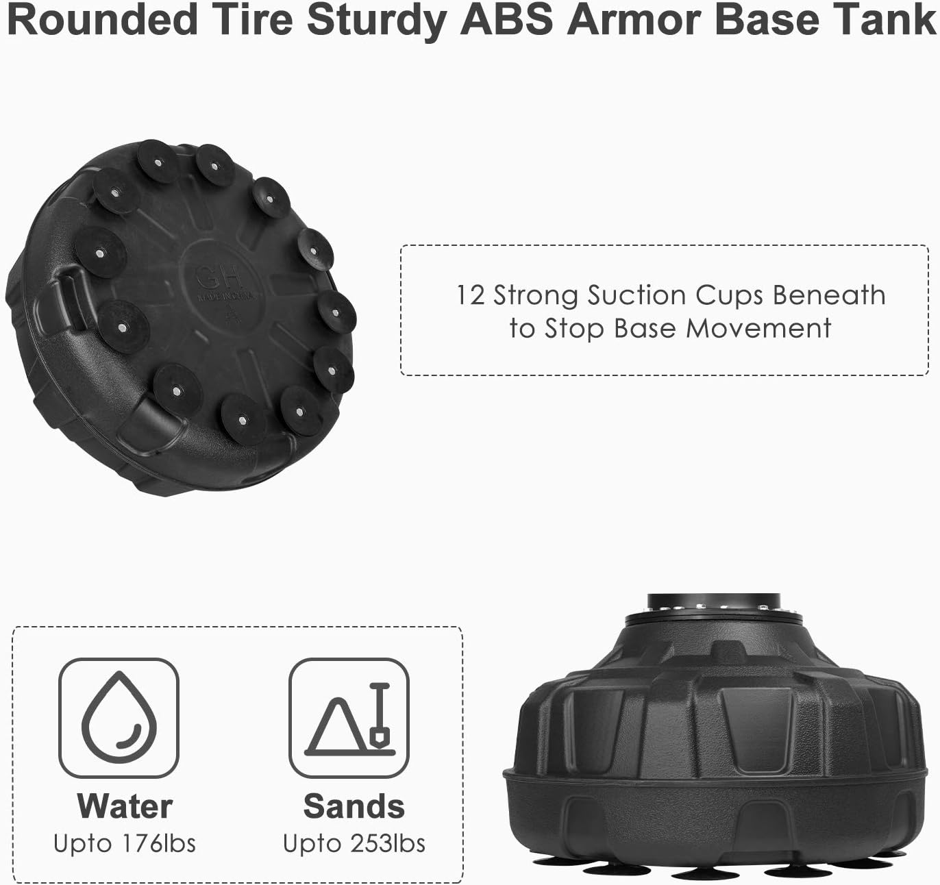 BAHOM 253LBS Standing Punching Bag with 12 Suction Cup Base,Professional 69” Freestanding Kickboxing Heavy Bag for Adults Teenager Youth at Home, Gym, Office : Sports & Outdoors