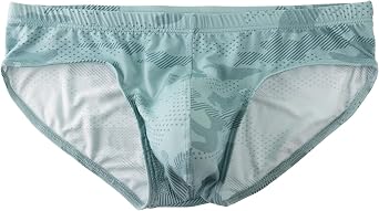 WINDAY Mens Briefs Mesh Low Rise Bikini Briefs Soft Breathable Underwear