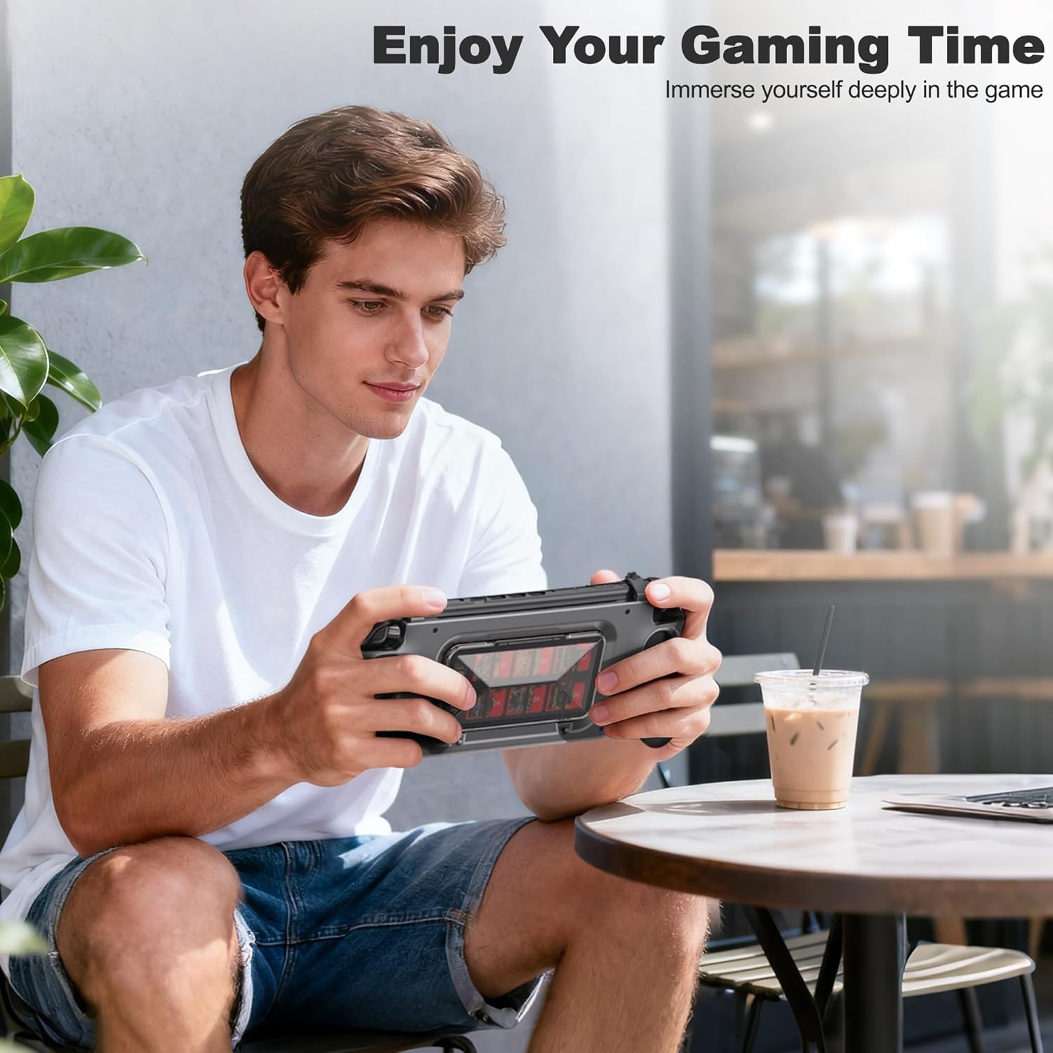 Svetaecho Switch 2 Ergonomic Grip - Handheld Gaming Handle with Detachable Front Cover & 6-Game Cartridge Holder Compatible With Nintendo Switch Joycon 2, Switch 2 Protective Travel Handle Grip - Image 7