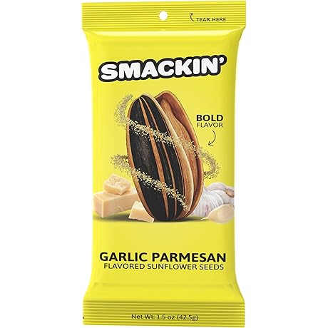 SMACKIN&#x27; Sunflower Seeds: Roasted Jumbo Seeds for a Snackin' Sensation