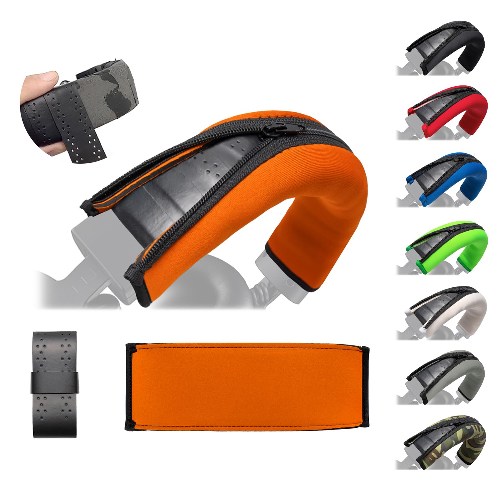 Voarmaks Headphone Headband Cover Cushion Compatible with Logitech Pro,Pro X Series,G935,G735,G433,G933S,UE 6000,Astro A30,Gaming Headset-Headband