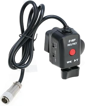 FOTGA 8-pin Lens Remote Controller for Canon for Fujifilm Lens with 8-pin Remote Terminal,Supports Zoom/Video Recording Start and Stop/Video Replay