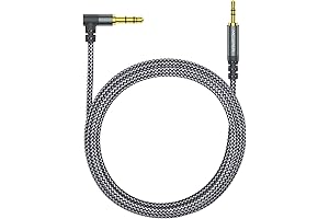 3.5mm to 2.5mm Bose Audio Cable - 90 Degree Right Cord Compatible with Bose Headphones