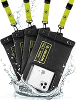 Vista 1 de Pelican Paquete de 4 unidades Marine - Funda impermeable IP68 para teléfono (tamaño XL) Flotante impermeable - Esenciales de viaje para crucero