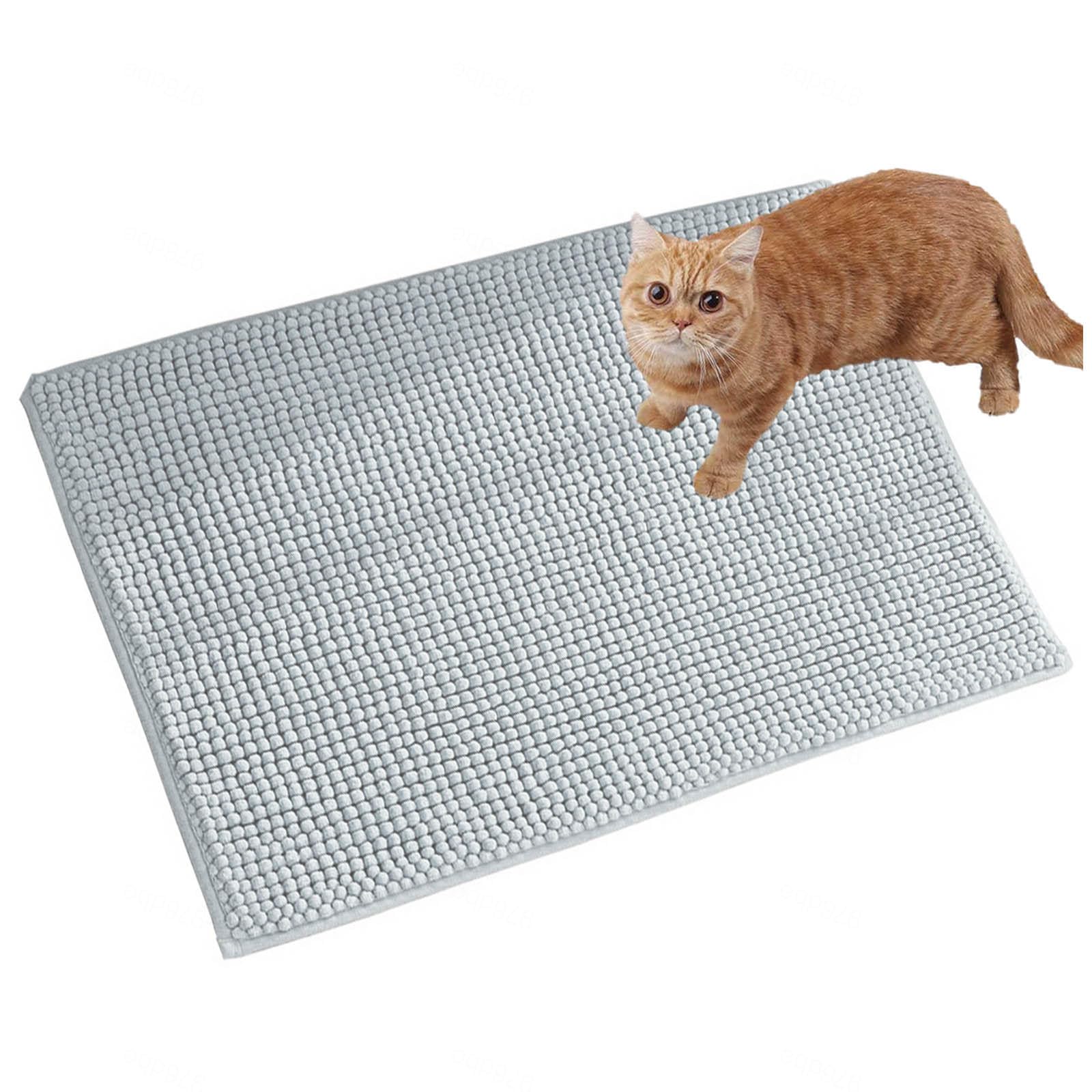 Katzenmatte Katzenklo 60x150cm, Katzenklo Matte Groß Weich Saugfähige Matte Für Katzenklo Leicht Zu Reinigen