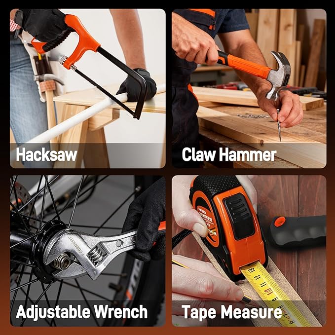 Kit de Herramientas COMOWARE con Taladro Inalámbrico 20V, 120 Piezas miniatura 6