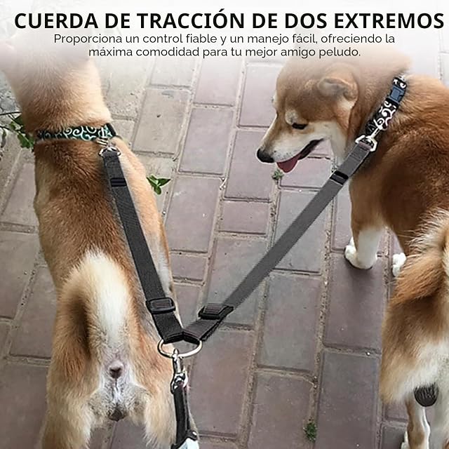 Foto 4 de 6 de 1 Correa de Perro con Dos Extremos, 2 Pajaritas, Correa de Dos Extremos, Correa para Mascotas