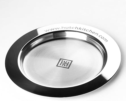 Stainless Steel Hutch Logo Coasters Set of 4