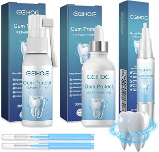 Teeth Repair Gel Set mit Spray, Tropfen & Bürsten