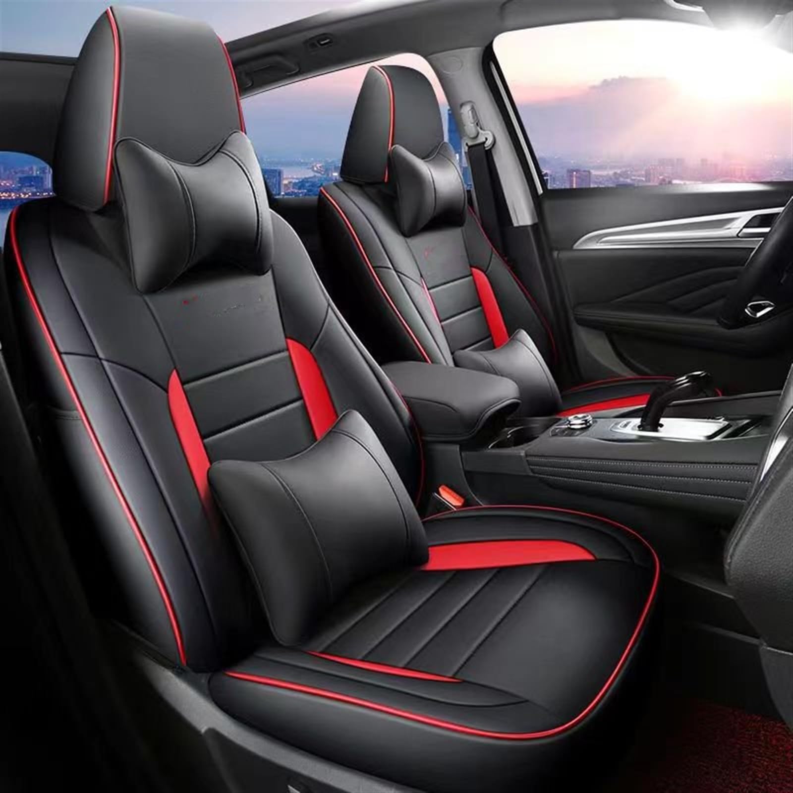 NOHEEU Car Seat Cover Cushion Waterproof Leather Automobiles Interior Accessories For Haval F7 F7x 2019 2020 2021 Accessories