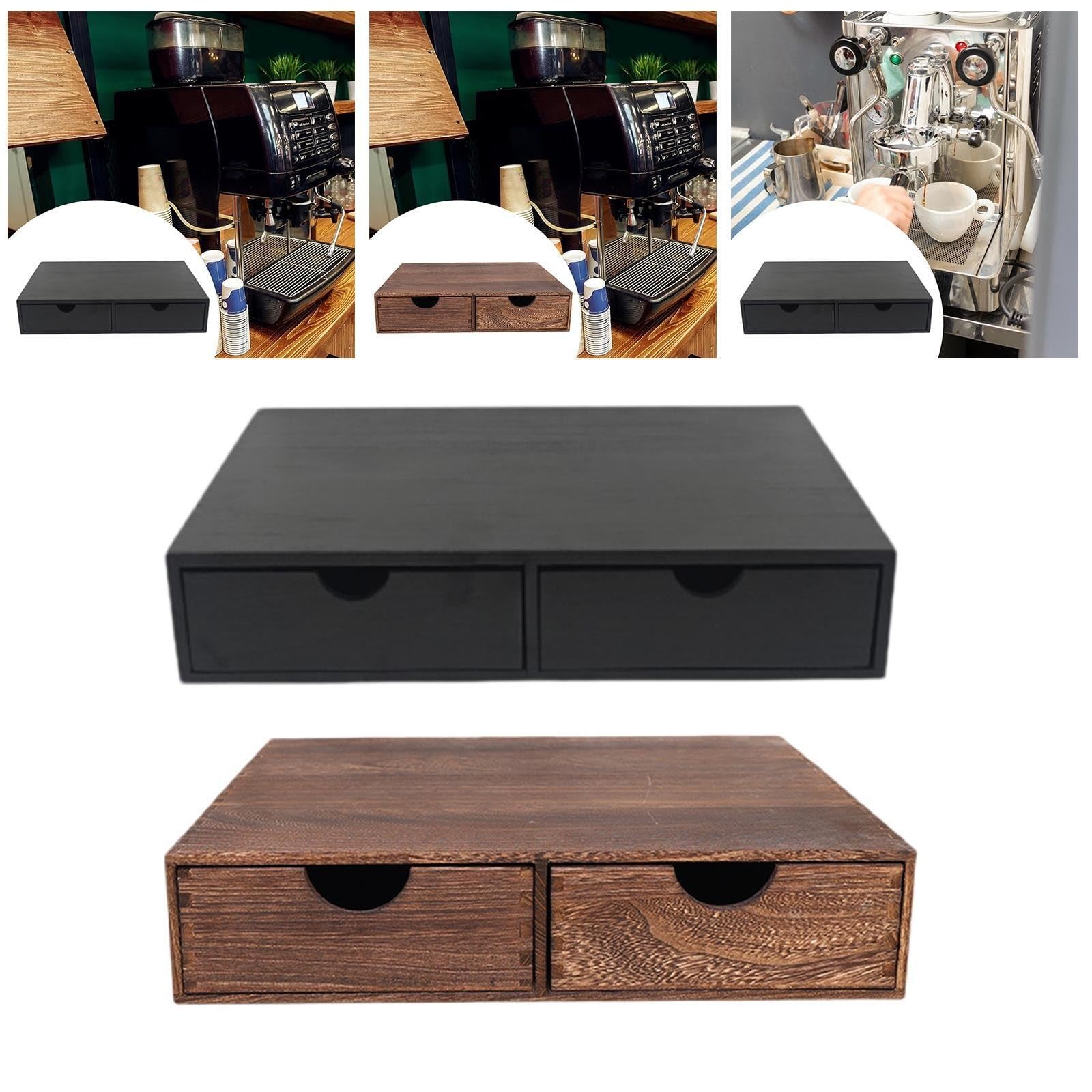 Scatola portaoggetti multifunzionale for cialde di caffè in legno