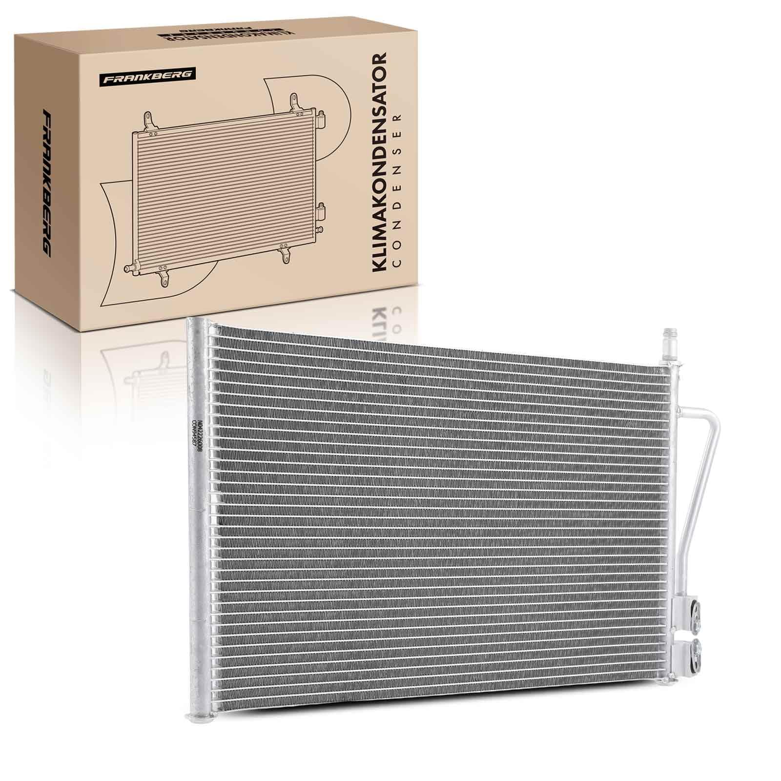 Frankberg Refrigerador de aire acondicionado Condensador de aire acondicionado Compatible con 2 DY 1.4L Fiesta V JD JH 1.4L Fiesta V JD JH 1.2L Fusion JU 1.4L 2 DY 1.2L Replace# 94587