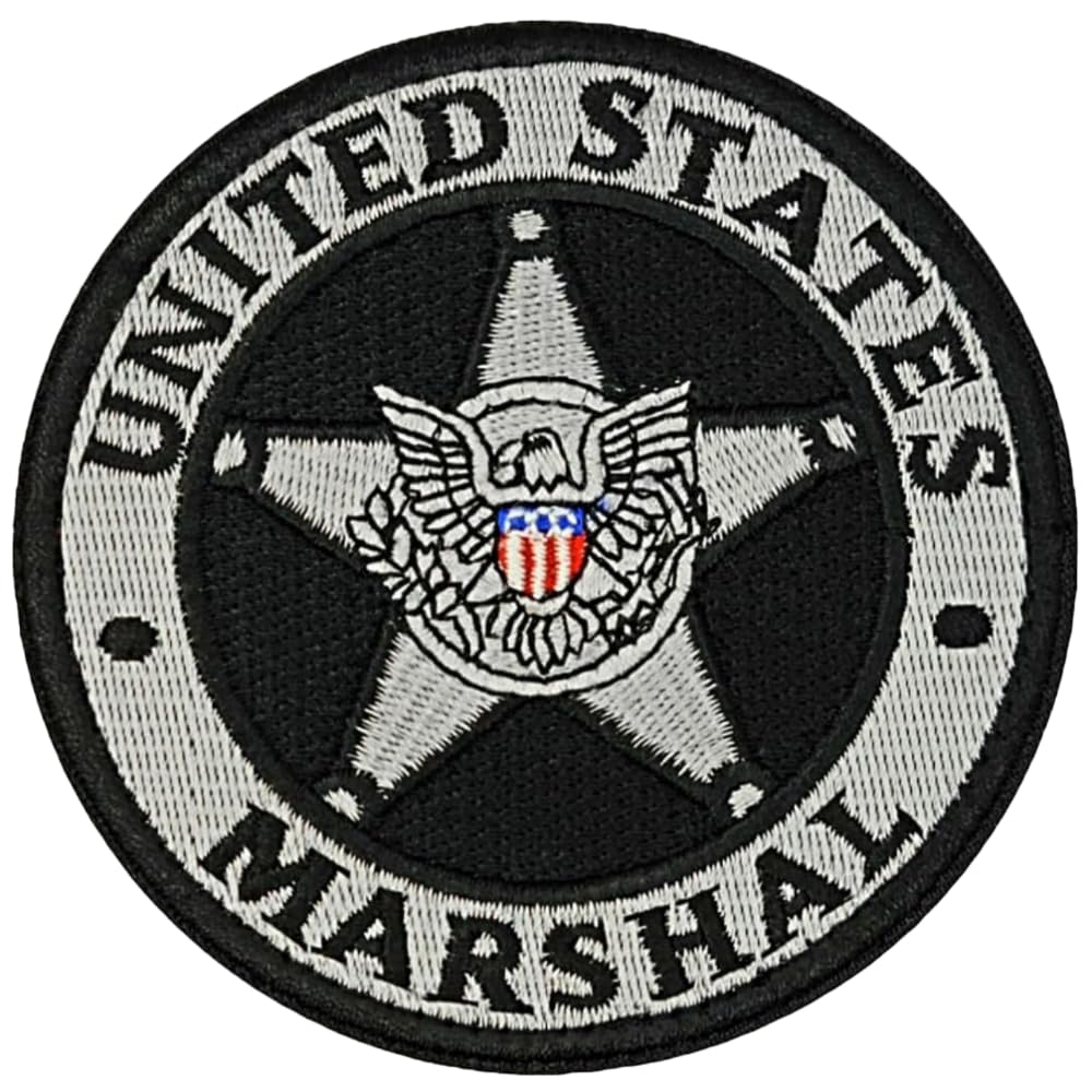 実物 US MARSHAL 背面 パッチ レンジャーグリーン USマーシャル 実物