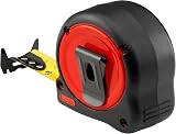 SOLA PROTECT DS - Bandmaß 5m / 25mm - extrem robustes Rollbandmaß mit Nylonbeschichtung - Stahlband mit doppelseitiger Skala - Genauigkeitsklasse II - Rollmeter mit großem Endhaken - Länge 5m/25mm - 6