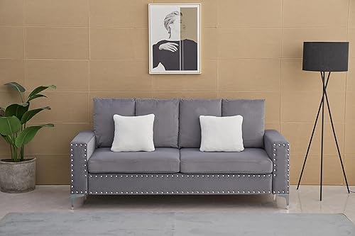 Kingway Sofás, 3 asientos, gris